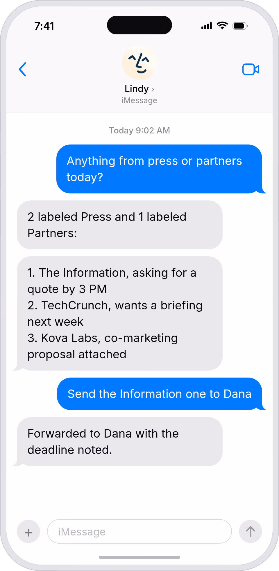 Press and partner emails never get buried