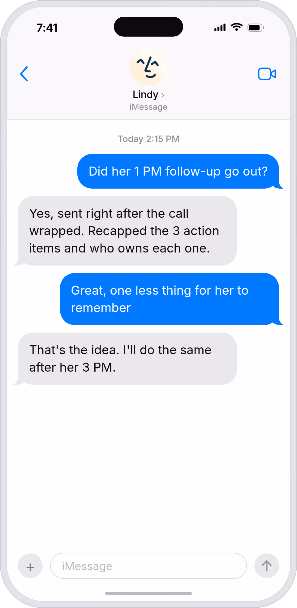 Your boss's follow-ups happen on their own