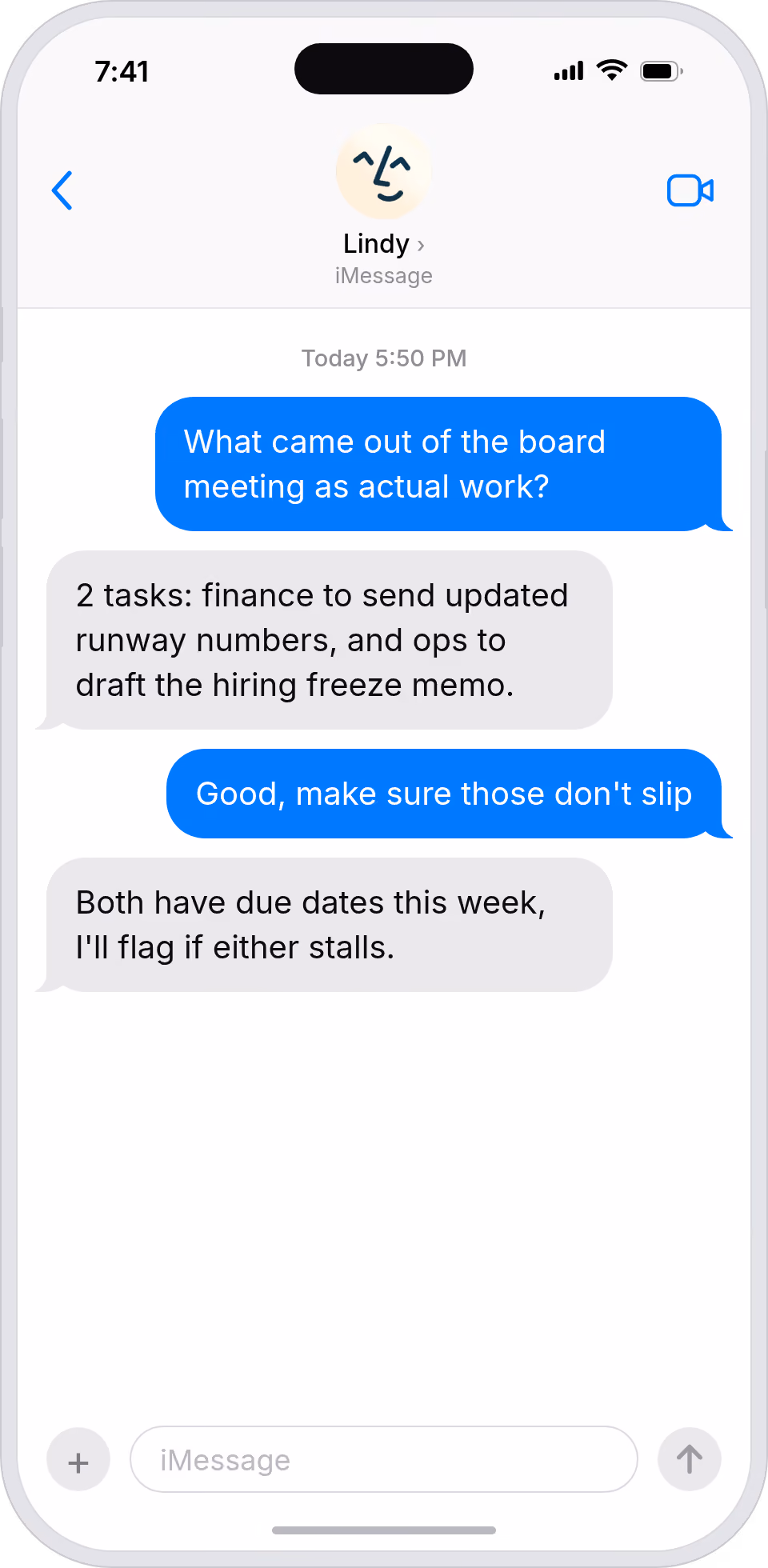 Promises in meetings turn into actions in Asana