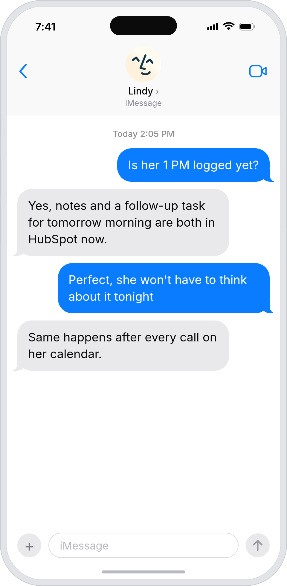 Your boss's HubSpot stays current without you