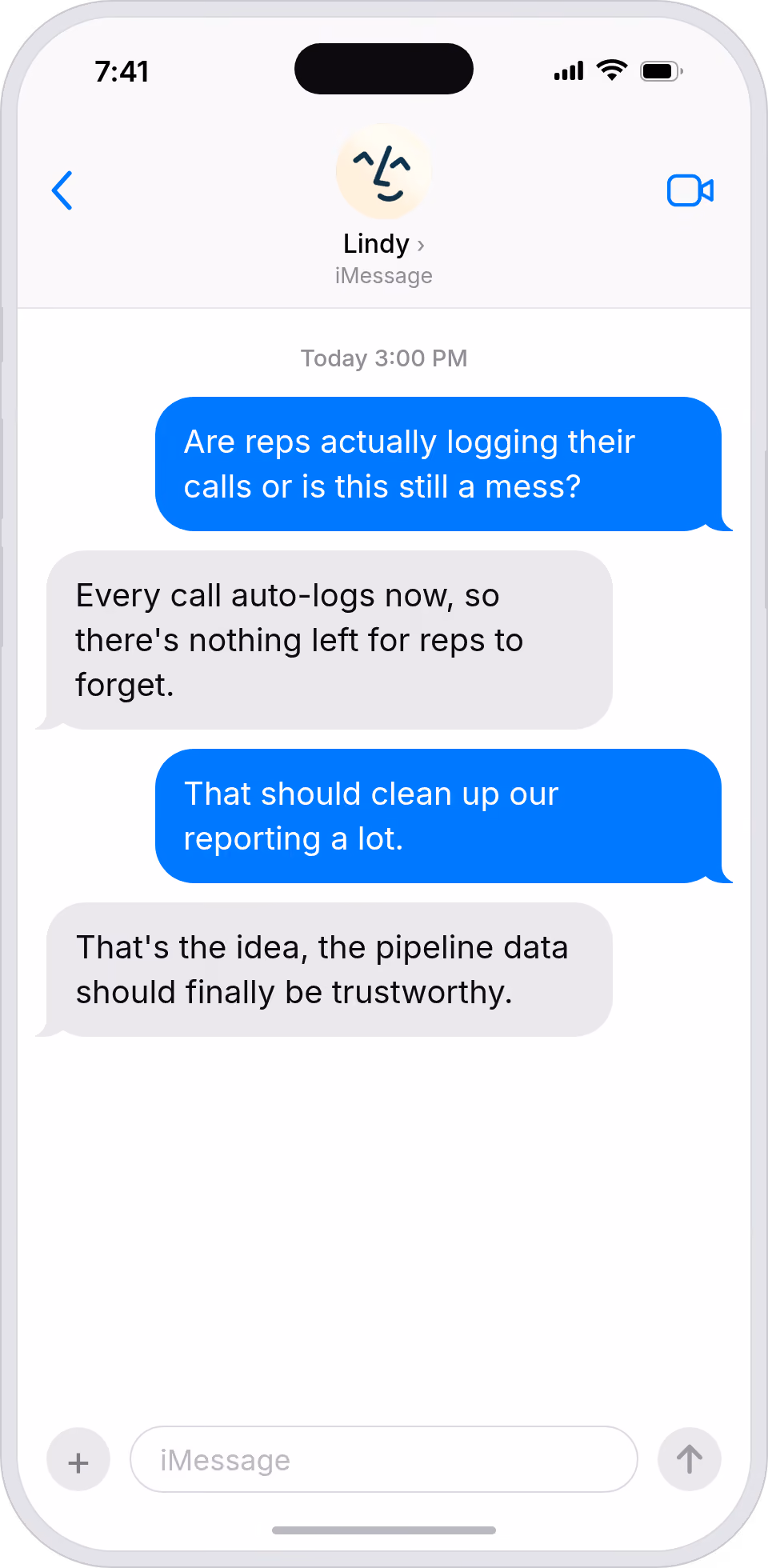 Reps stop being the bottleneck on CRM hygiene