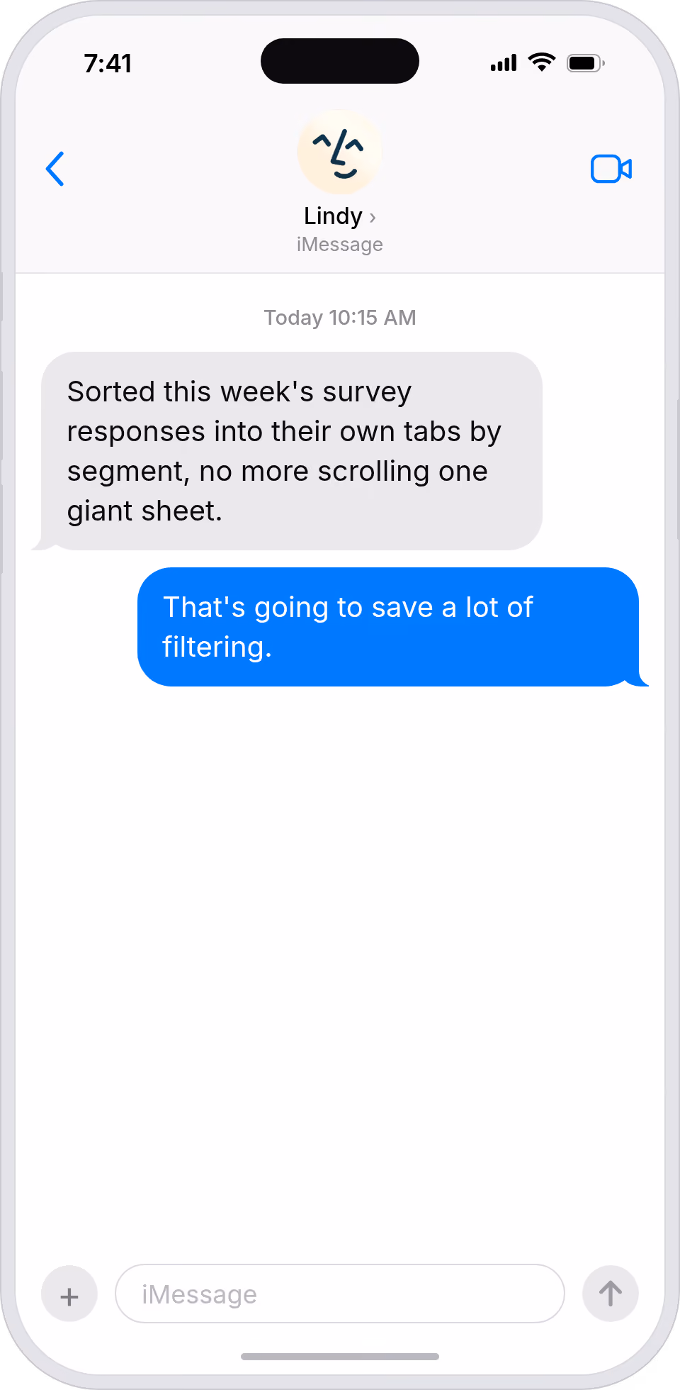 Survey responses become segmentable data