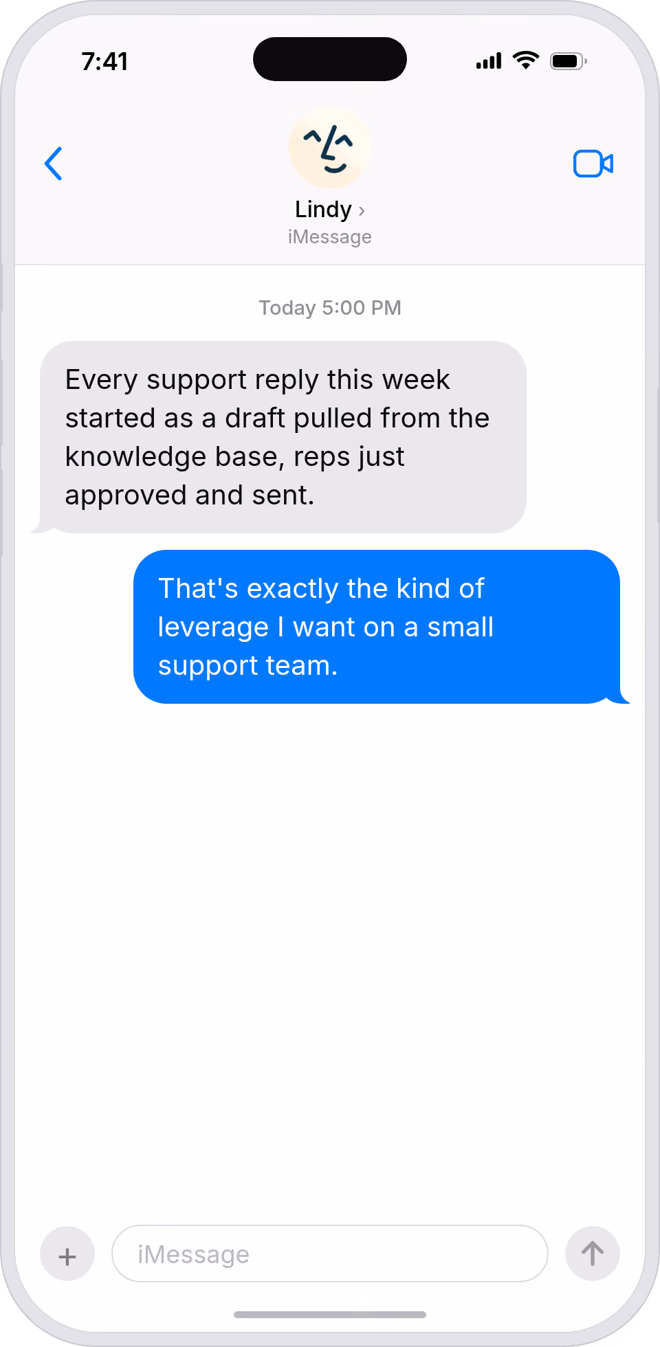 Customers get fast, accurate answers