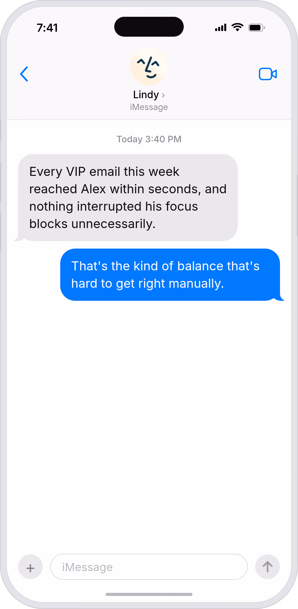 The emails that matter find you fast