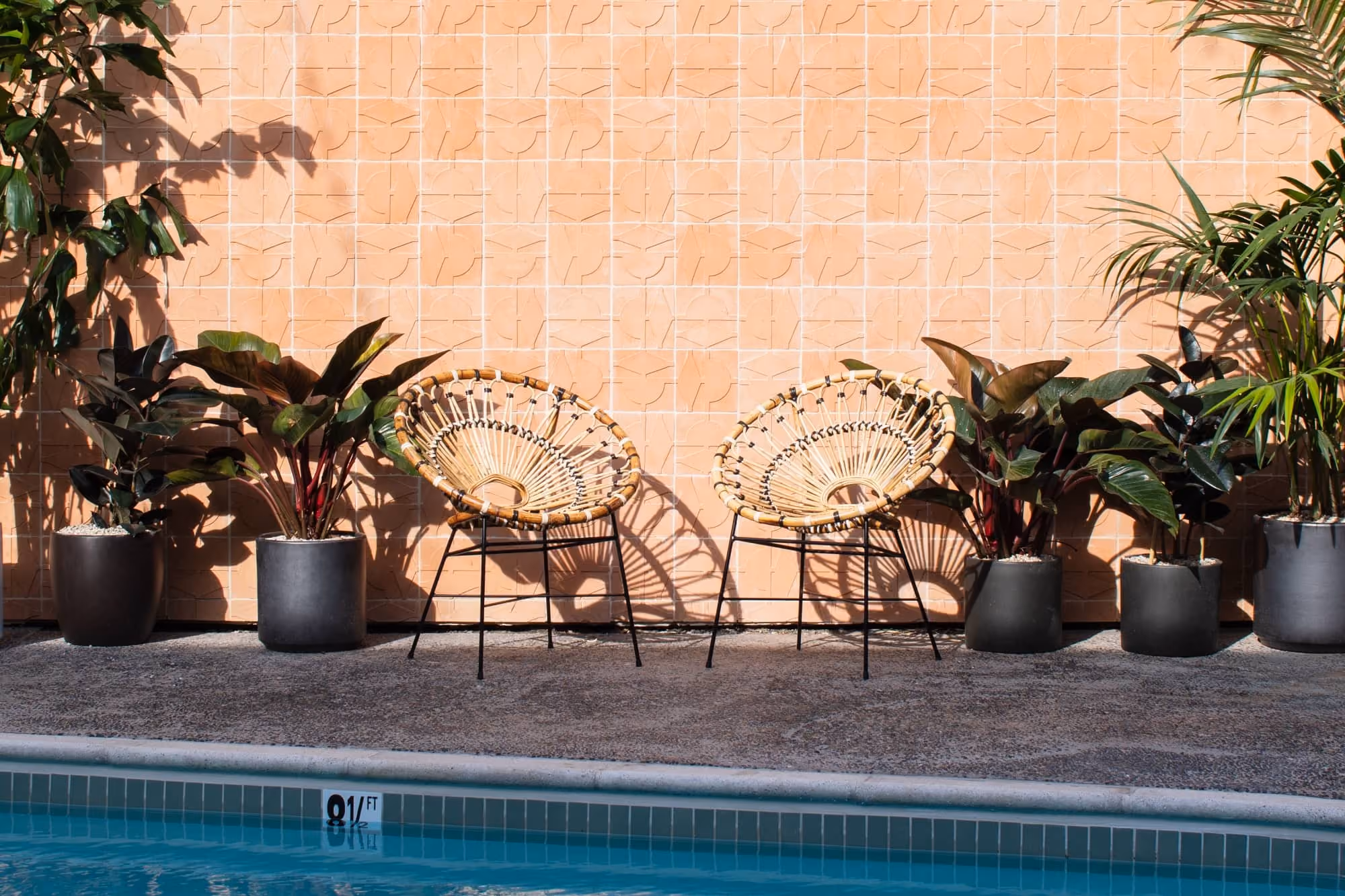 Swimming pool aesthetic chairs