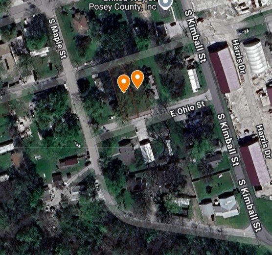 IN65-0003; IN65-0004 Double Vacant Land on E Ohio St, Mt Vernon, IN 47620