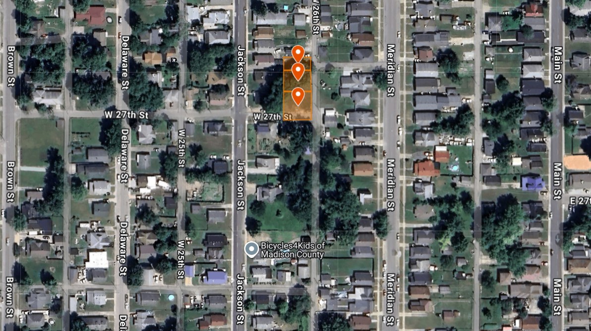 IN48-0138; IN48-0139; IN48-0140 Triple Land on Jackson St, Anderson, IN 46016