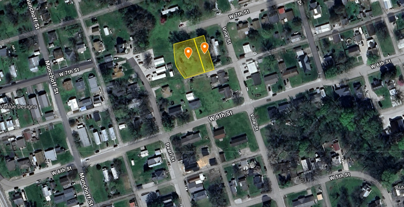 IN65-A001; IN65-A002 Double Vacant Land on W Seventh St, Mt Vernon, IN 47620