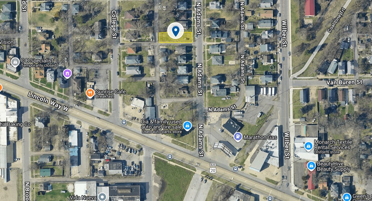 IN71-0029 Vacant land on 913 Adams, South Bend, IN