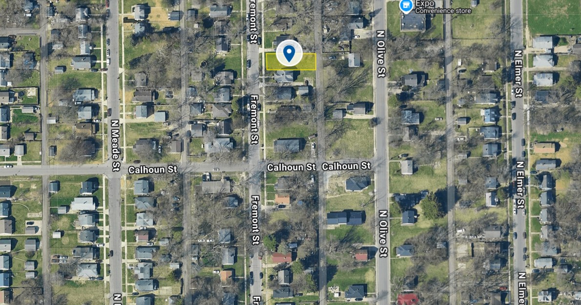 IN71-0013  Vacant Land on Adj 1322 Fremont, South Bend, IN