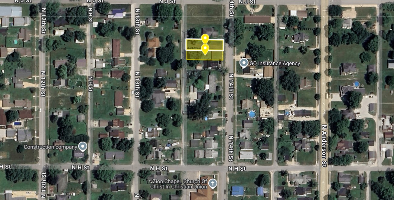 IN48-0144; IN48-0145 Double Vacant Land on N 14Th St, Elwood