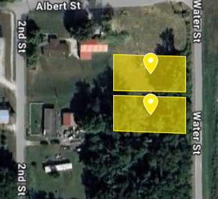 IN42-0004; IN42-0005 Double Vacant Land on Water St, Edwardsport