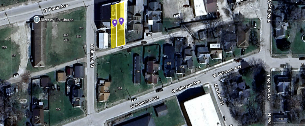 IN84-0094 Vacant Land on 119 W Paris Avenue, West Terre Haute