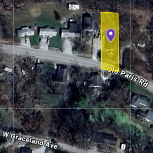 IN84-0090 Vacant Land on 60' X 196' Parcel E. Of 3177 Old Paris Rd., West Terre Haute