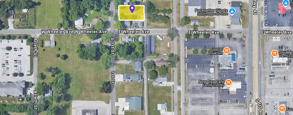 IN84-A027 Vacant Land on 2834 S 1St St, Terre Haute