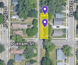 IN84-0076; IN84-0077 Double Vacant Land on 2030 Putnam St, Terre Haute