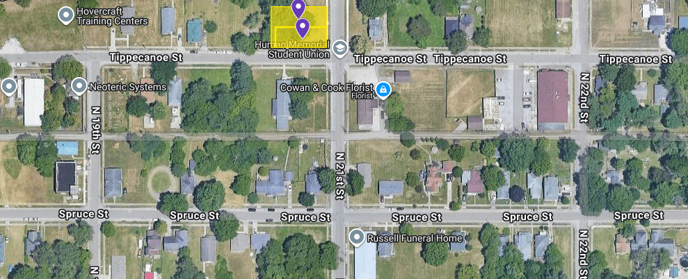 IN84-0069; IN84-0070 Double Vacant Land on 606 N 21St St, Terre Haute