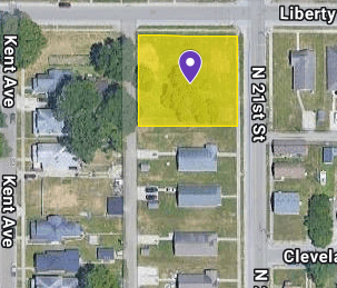 IN84-A020 Vacant Land on 2031 Liberty Ave, Terre Haute