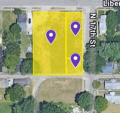 IN84-0061; IN84-0062; IN84-0063 Triple Land on 1631 Liberty Ave, Terre Haute