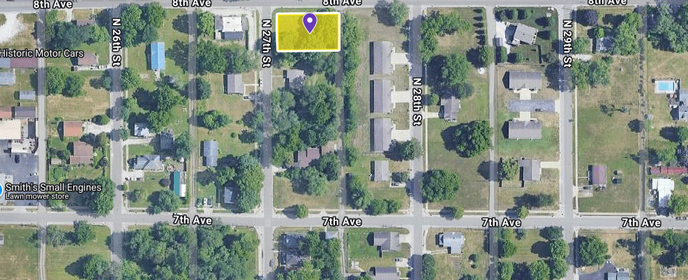 IN84-0036 Vacant Land on 1531 N 27Th St, Terre Haute