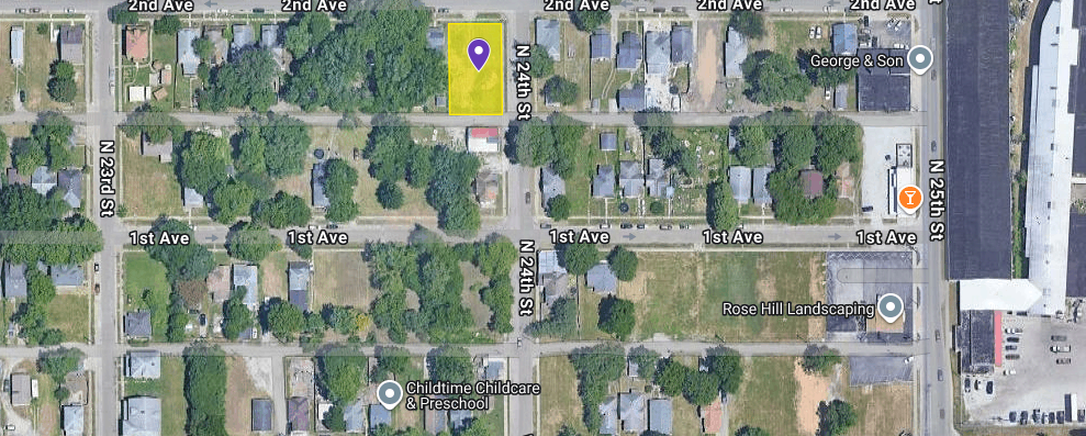 IN84-A011 Vacant Land on 2351 2Nd Ave, Terre Haute