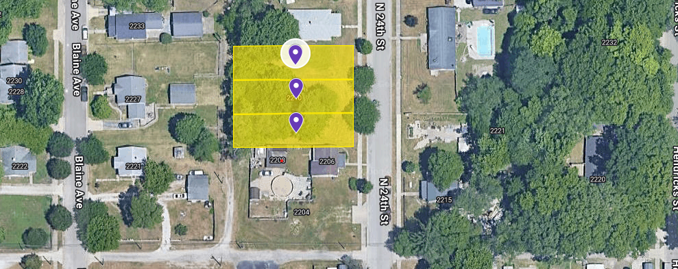 IN84-A005; IN84-A006; IN84-A007 Triple Land on 2212 N 24Th St, Terre Haute