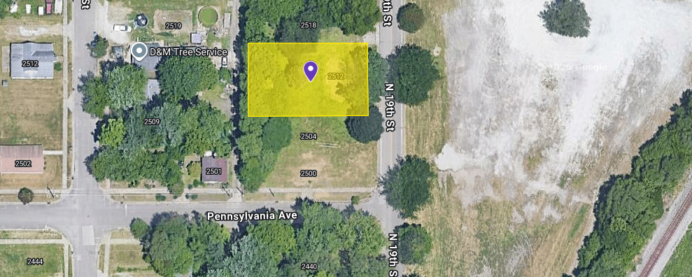 IN84-0022 Vacant Land on 2512 N 19Th St, Terre Haute