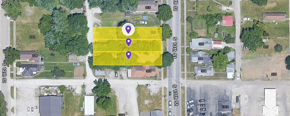 IN84-0066; IN84-0067; IN84-0068 Triple Land on 321 S 13Th St, Terre Haute
