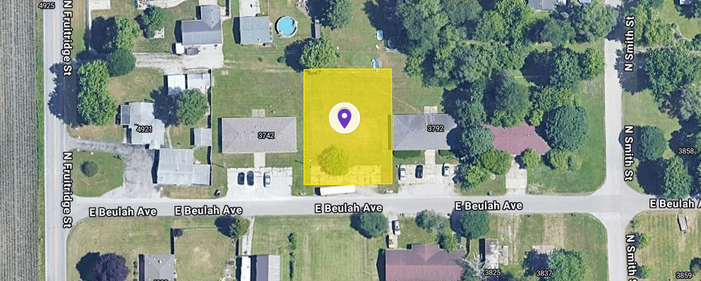 IN84-0088 Vacant Land on 3766 E Beulah Ave, Terre Haute