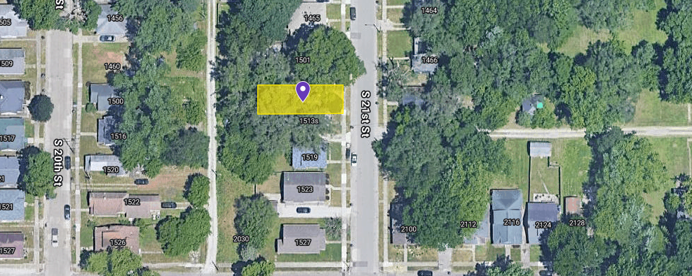 IN84-0078 Vacant Land on 1511 S 21St St, Terre Haute