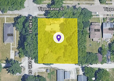 IN84-A019 Vacant Land on 2401 Tippecanoe St, Terre Haute