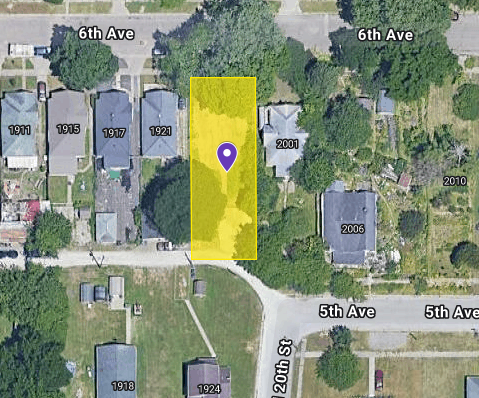 IN84-0029 Vacant Land on 1925 6Th Ave, Terre Haute