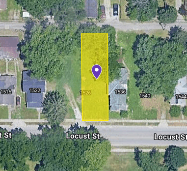 IN84-0049; Vacant Land on 1540 Locust St, Terre Haute