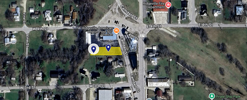 IN68-A005; IN68-A006 Double Vacant Land on N Camden St, Ridgeville, IN 47380
