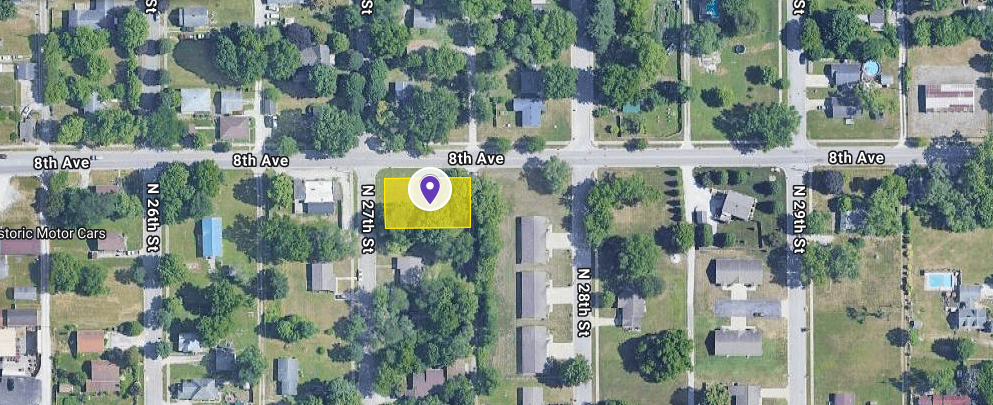 IN84-0036 Vacant Lot on 1531 N 27Th St, Terre Haute