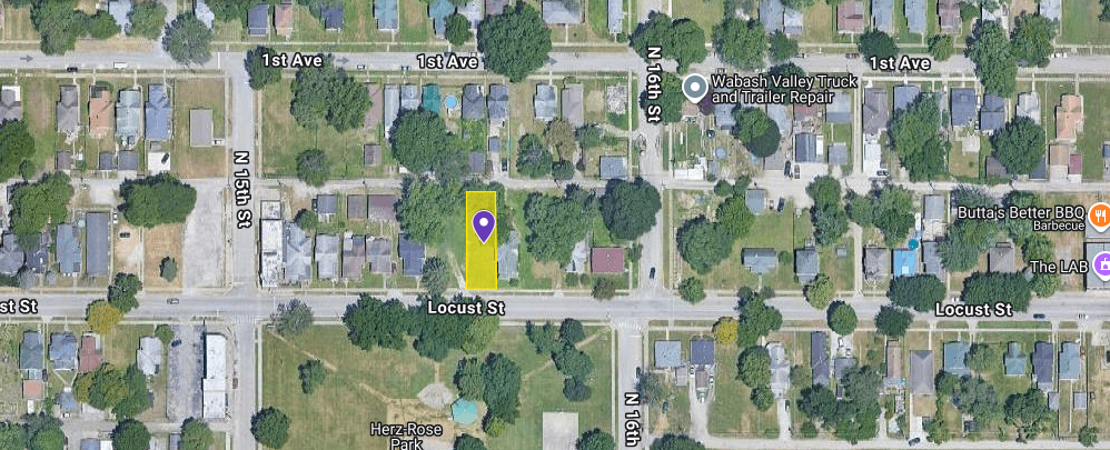 IN84-0049; Vacant Land on 1540 Locust St, Terre Haute