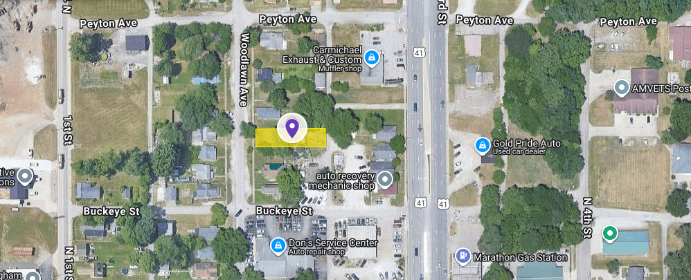 IN84-0051 Vacant Lot on 1917 Woodlawn, Terre Haute