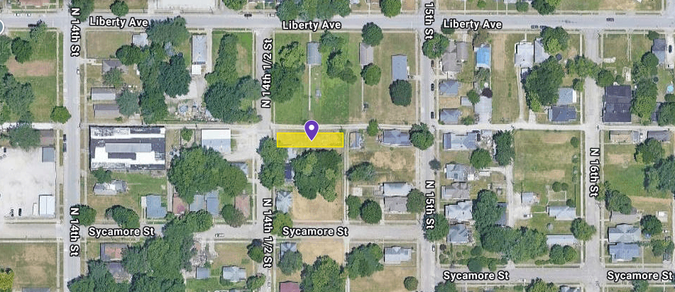 IN84-0060 Vacant Lot on 319 N 14 1/2 St, Terre Haute