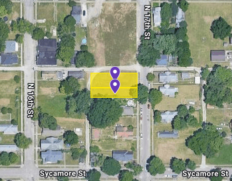 IN84-0064; IN84-0065 Double Vacant Land on 328 N 17Th St, Terre Haute