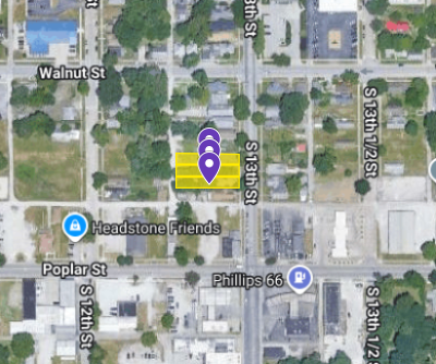 IN84-0066; IN84-0067; IN84-0068 Triple Land on 321 S 13Th St, Terre Haute