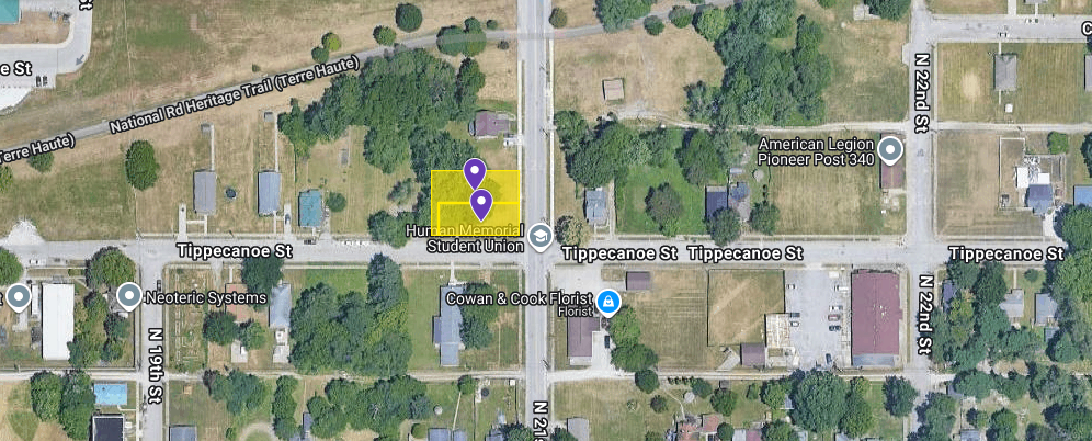 IN84-0069; IN84-0070 Double Vacant Lot on 606 N 21St St, Terre Haute