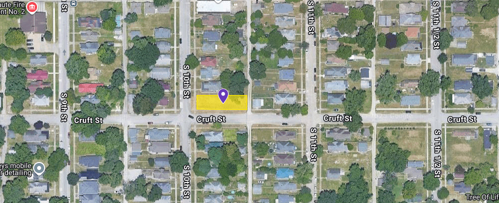 IN84-0080 Vacant Lot on 1130 S 10Th St, Terre Haute