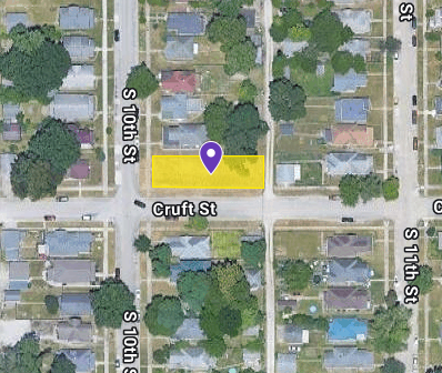 IN84-0080 Vacant Land on 1130 S 10Th St, Terre Haute