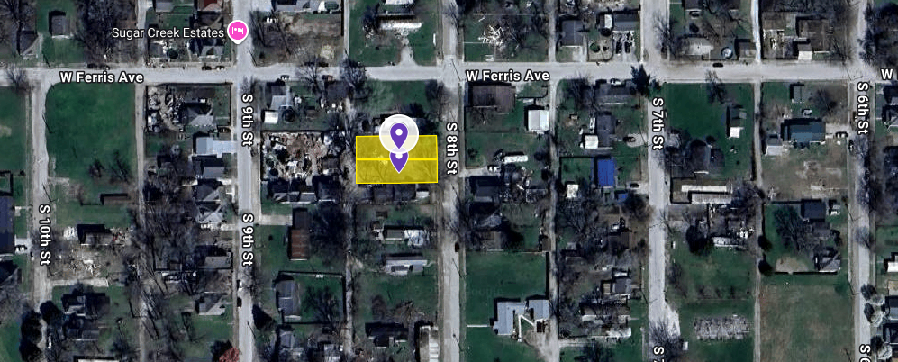 IN84-0095; IN84-0096 Double Vacant Lot on 715 S 8Th St, West Terre Haute