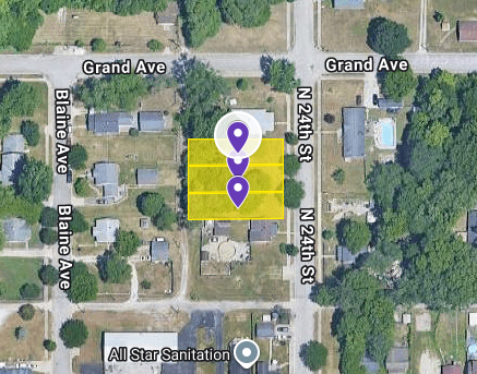IN84-A005; IN84-A006; IN84-A007 Triple Land on 2212 N 24Th St, Terre Haute
