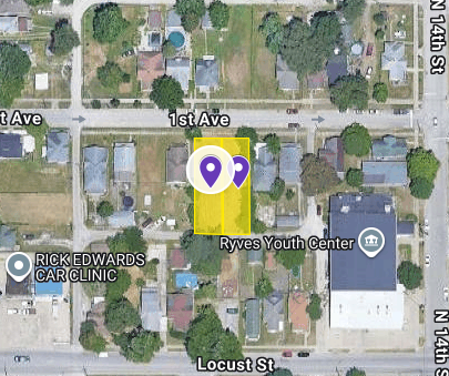IN84-A013; IN84-A014 Double Vacant Land on 1335 1St Ave, Terre Haute