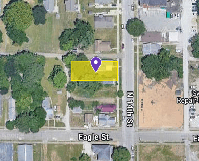 IN84-A015 Vacant Land on 120 N 14Th St, Terre Haute IN 47807