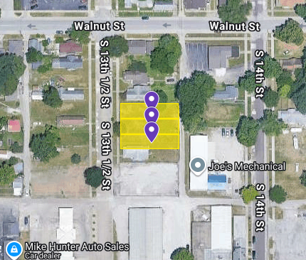 IN84-A016; IN84-A017; IN84-A018 Triple Land on 316 S 13 1/2 St, Terre Haute