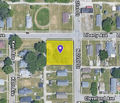 IN84-A020 Vacant Land on 2031 Liberty Ave, Terre Haute