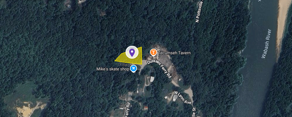 IN84-A034 Vacant Lot on W Of 161 Durkees Ferry Rd, West Terre Haute